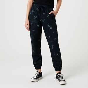 Aritzia Talula Los Feliz Abstract Print Drawstring Jogger Pants Size S Artsy